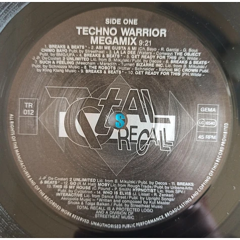 V.A. - Techno Warrior Megamix