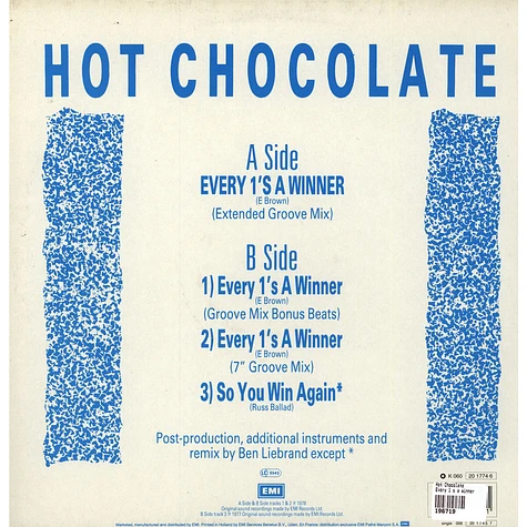 Hot Chocolate - Every 1's A Winner (Groove Mix)