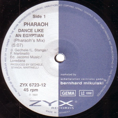 Pharaoh - Dance Like An Egyptian