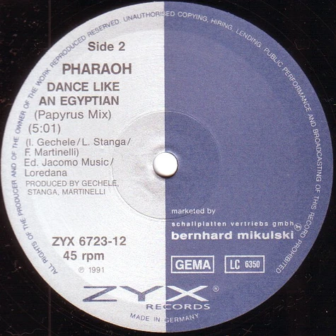 Pharaoh - Dance Like An Egyptian