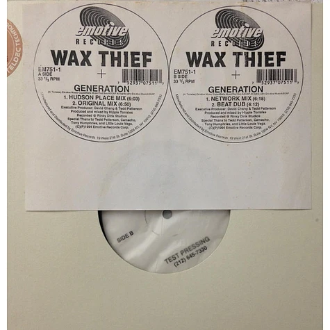 Wax Thief - Generation