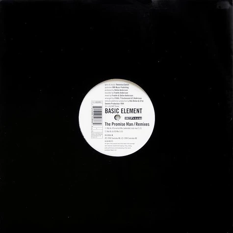 Basic Element - The Promise Man (Remixes)