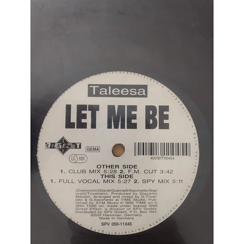 Taleesa - Let Me Be