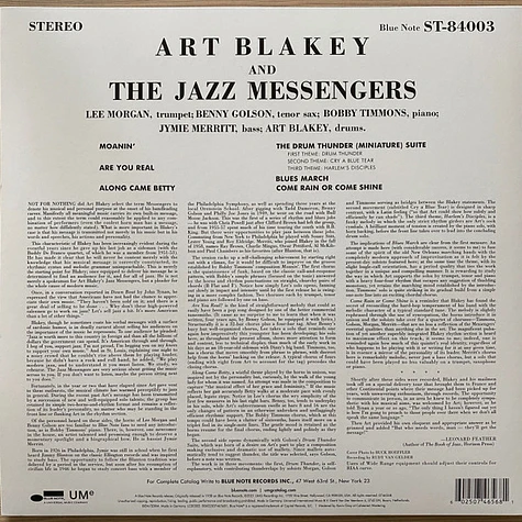 Art Blakey & The Jazz Messengers - Moanin'