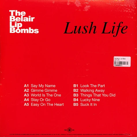 The Belair Lip Bombs - Lush Life