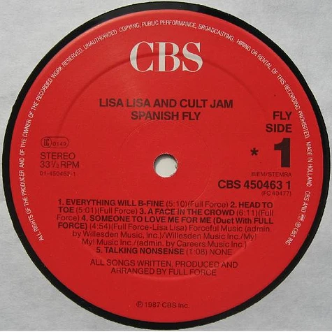 Lisa Lisa & Cult Jam - Spanish Fly