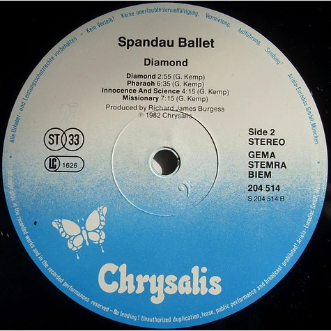 Spandau Ballet - Diamond