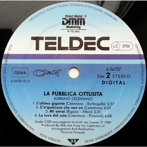 Adriano Celentano - La Pubblica Ottusità