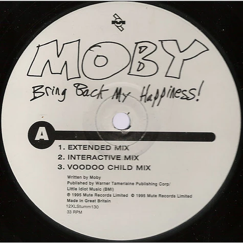 Moby - Bring Back My Happiness!