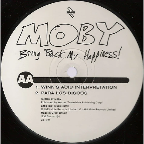 Moby - Bring Back My Happiness!