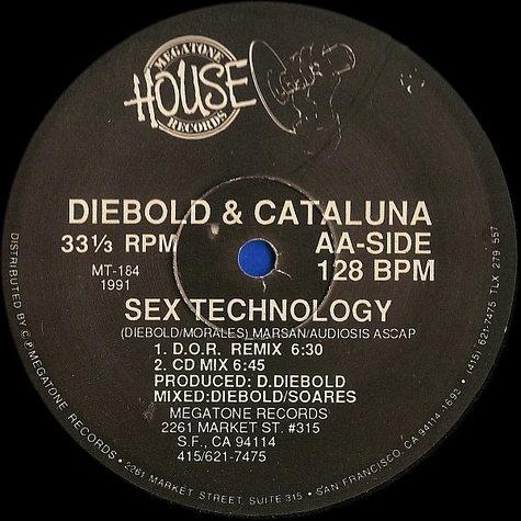 David Diebold & Kim Cataluna - Last Word (On Love) / Sex Technology