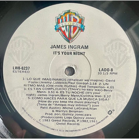 James Ingram - It's Your Night