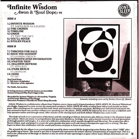 Awon & Soul Dope.95 - Infinite Wisdom