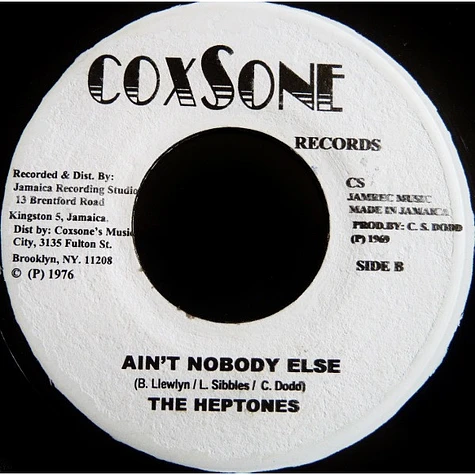 The Heptones - Soul Power / Ain't Nobody Else