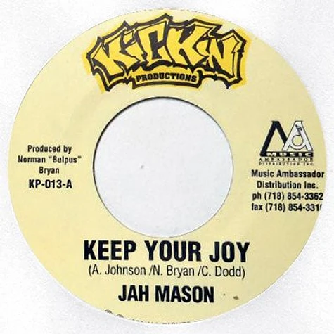 Jah Mason / Military Man - Keep Your Joy / Straight Forward