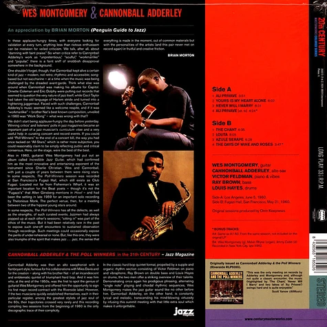 Wes & Cannonball Adderley Montgomery - The Poll Winners