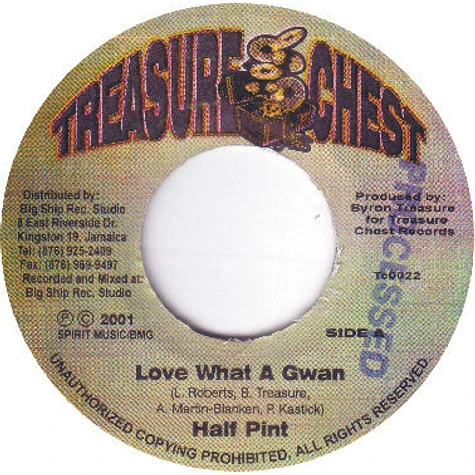 Half Pint - Love What A Gwan