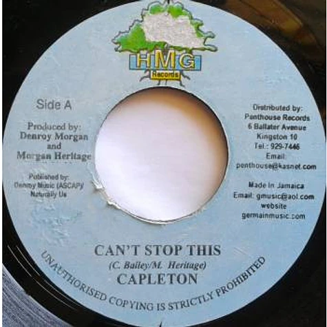 Capleton - Can't Stop This