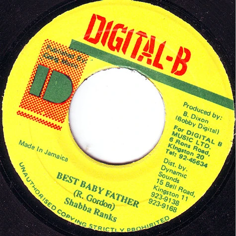 Shabba Ranks - Best Baby Father