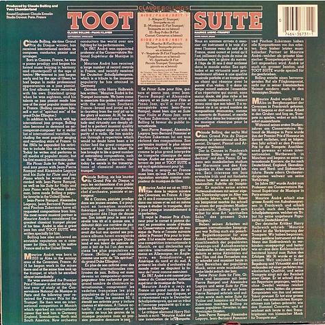 Maurice André / Claude Bolling - Bolling: Toot Suite