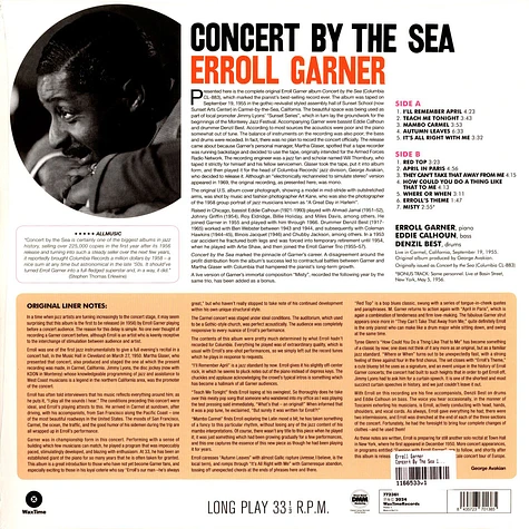 Erroll Garner - Concert By The Sea 1 Track Limited Edition