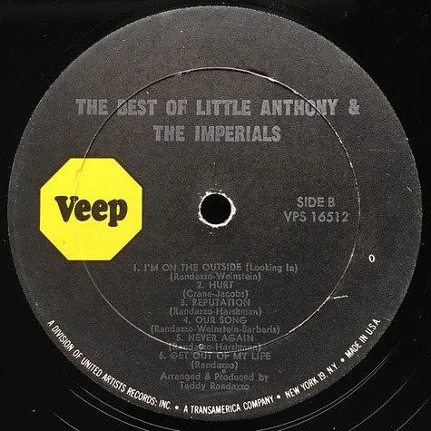 Little Anthony & The Imperials - The Best Of Little Anthony & The Imperials