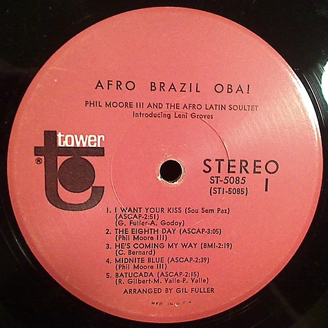 Phil Moore III And The Afro Latin Soultet Introducing Lani Groves , Arranged By Gil Fuller - Afro Brazil Oba!