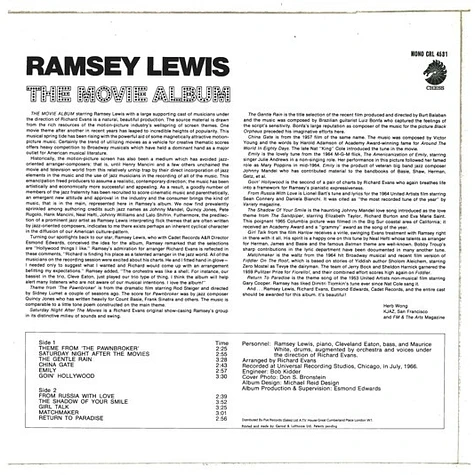 Ramsey Lewis - The Movie Album