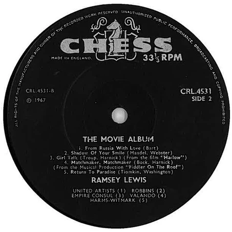 Ramsey Lewis - The Movie Album