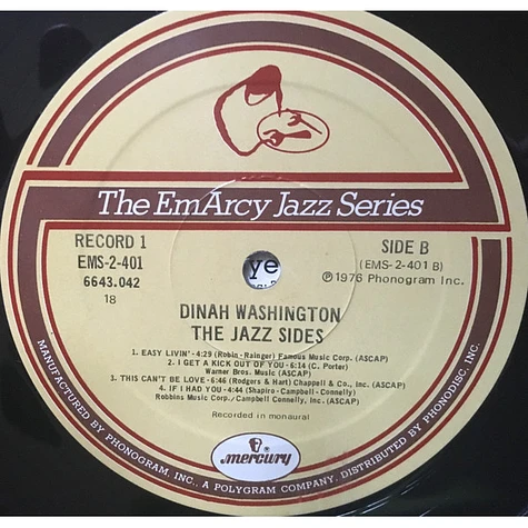 Dinah Washington - The Jazz Sides