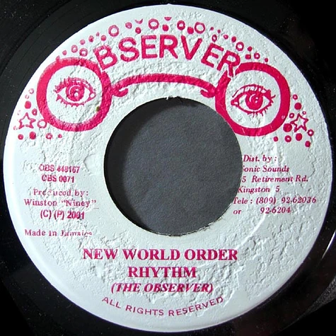 Cocoa Tea / Niney The Observer - Dance Inna Parliament Square / New World Order Rhythm