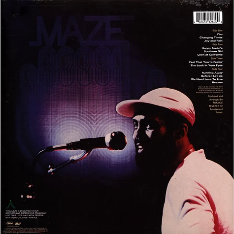 Maze / Frankie Beverly - Live In New Orleans