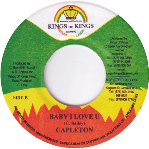 Capleton & Genie Slick - Baby I Love You