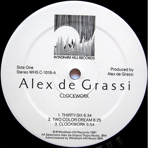 Alex De Grassi - Clockwork