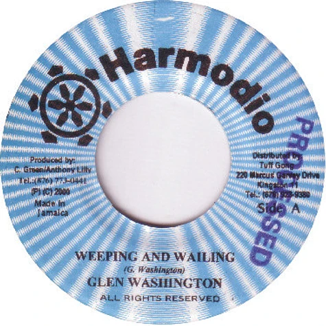 Glen Washington - Weeping And Wailing