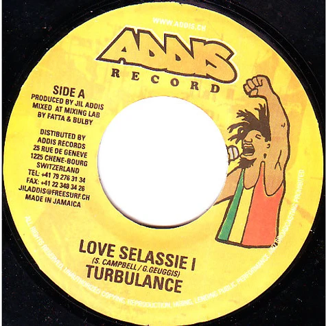 Turbulence - Love Selassie I