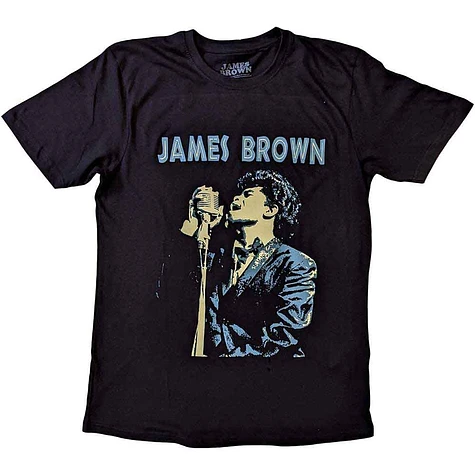 James Brown - Holding Mic T-Shirt