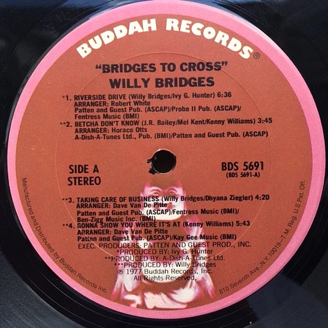 Willie Bridges - Bridges To Cross