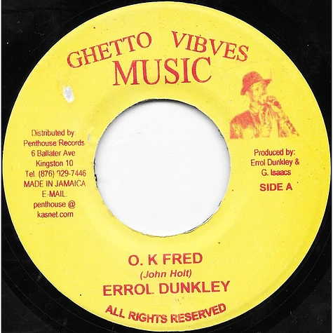 Errol Dunkley - O.K Fred