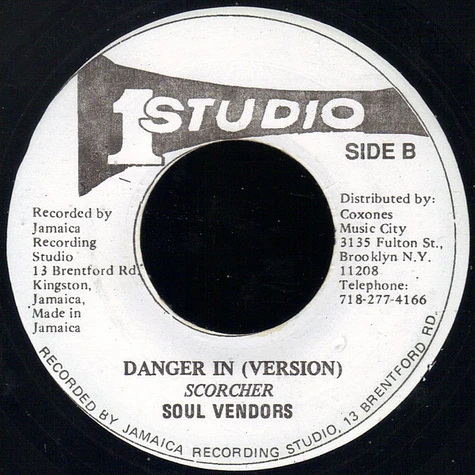 Don Evans & The Paragons / The Soul Vendors - Danger In Your Eyes