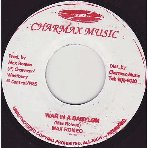 Max Romeo - War In A Babylon