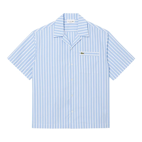 Lacoste - Relaxed Fit Short Sleeved Striped Shirt