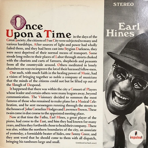 Earl Hines - Once Upon A Time