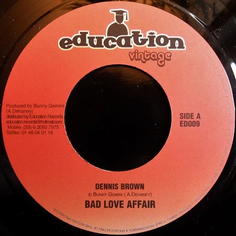 Dennis Brown - Bad Love Affair