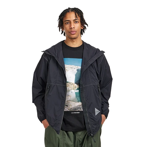 and wander - Pertex Wind Jacket (Black) | HHV