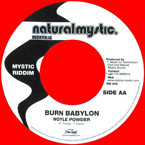 Dr. Ring-Ding / Noyle Powder - Call Mi Fi Ram / Burn Babylon