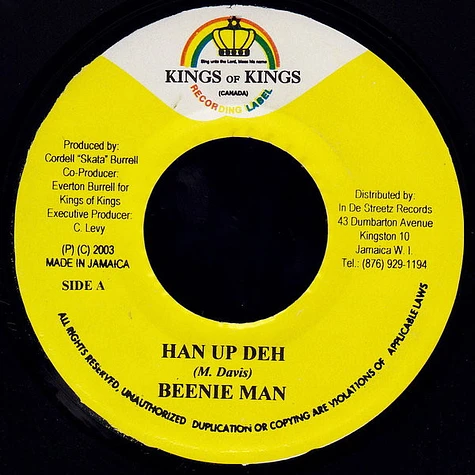 Beenie Man / Chrisinti & I Kay - Han Up Deh / Rock Me Baby