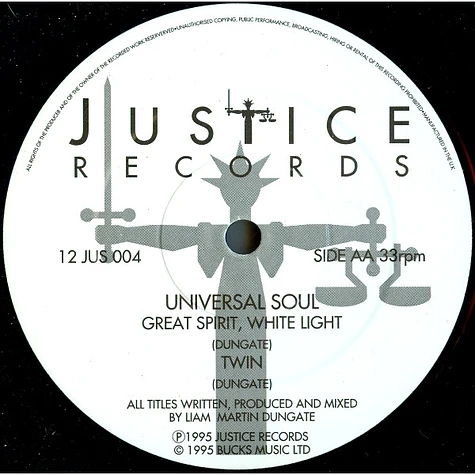 Universal Soul - Rise / Great Spirit, White Light / Twin