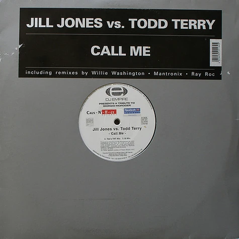 Jill Jones Vs. Todd Terry - Call Me