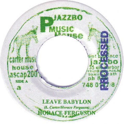 Horace Ferguson - Leave Babylon